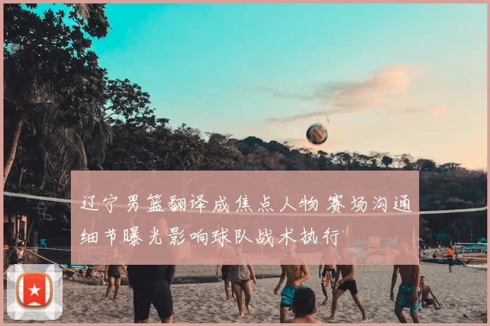 辽宁男篮翻译成焦点人物 赛场沟通细节曝光影响球队战术执行