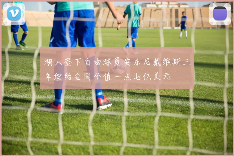 湖人签下自由球员安东尼戴维斯三年续约合同价值一点七亿美元